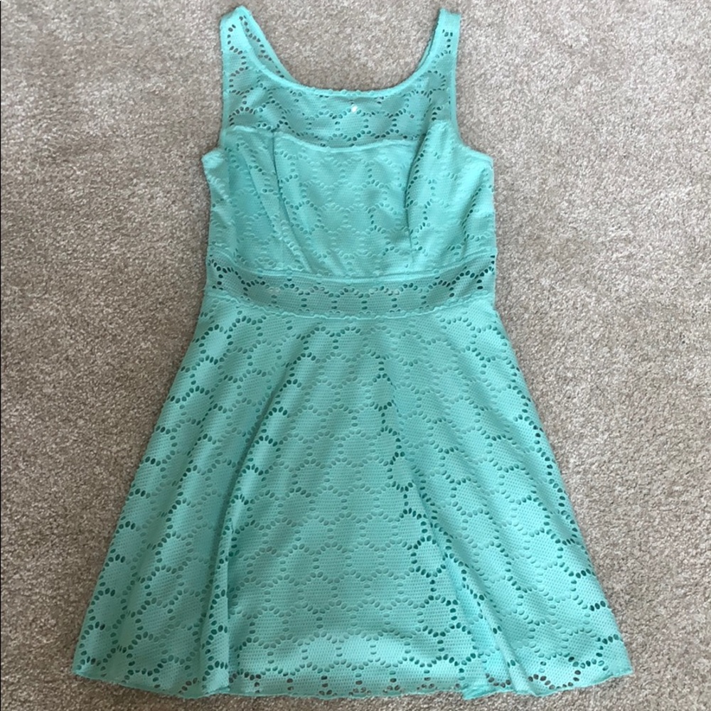Mint green dress